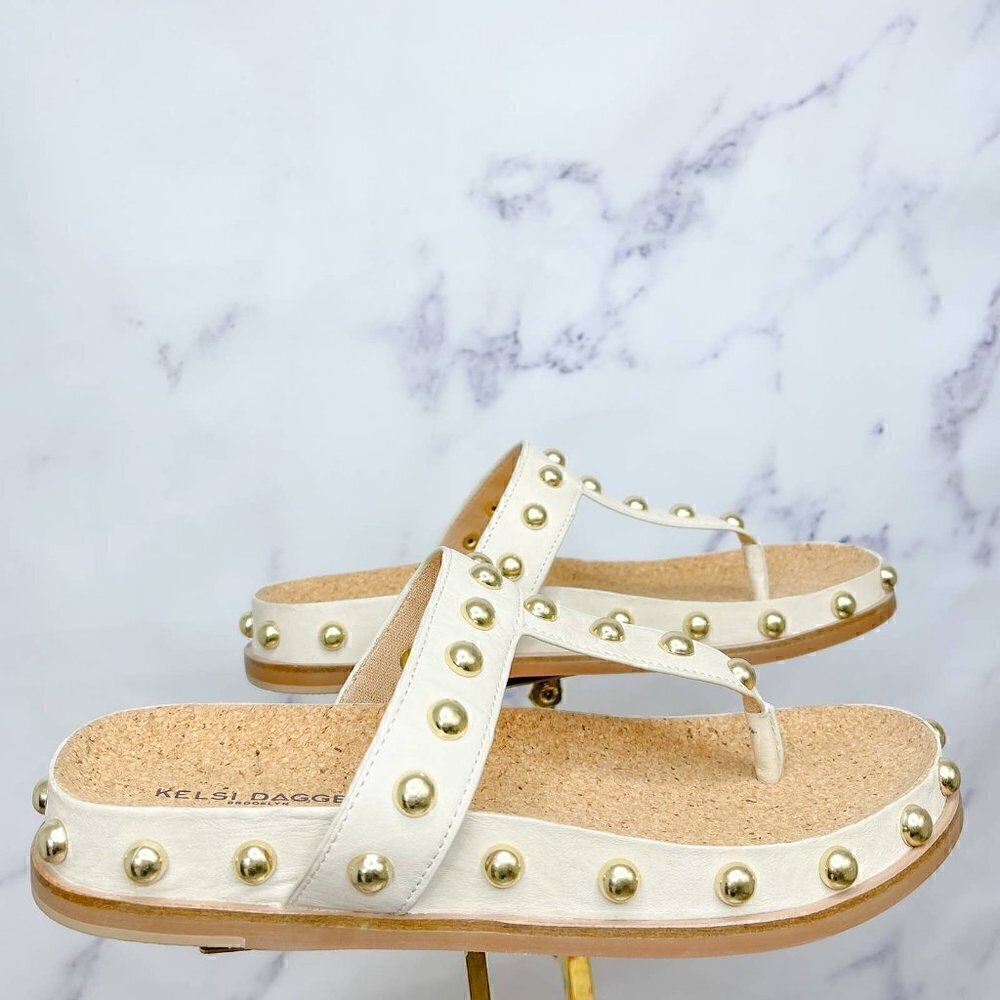 Kelsi Dagger Brooklyn | Surface Studded Slide Sandal | Sz 7 - Picture 13 of 16